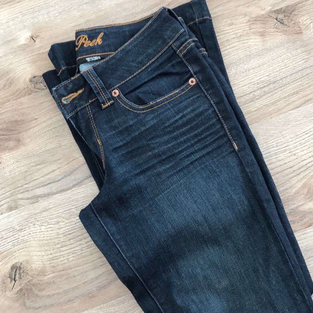 Sneak Peek wide leg jeans in dark wash